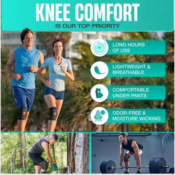 Modvel ELITE Knee Brace With Side Stabilizers & Patella Gel Pads - Picture 4 of 11